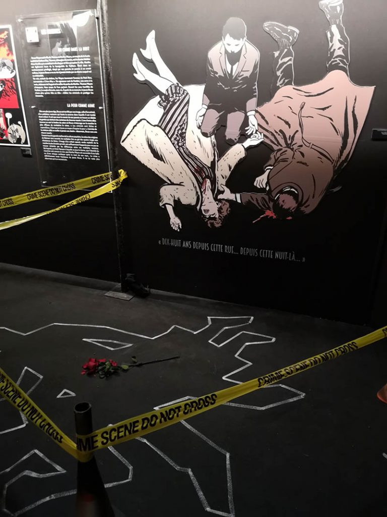 Scène de crime de la famille Wayne