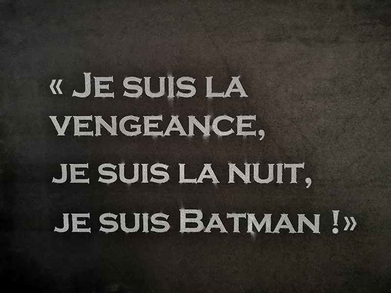 Citation de Batman