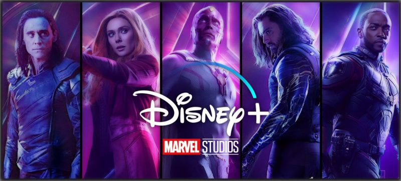 Bannière Disney + - Séries Marvel Studios