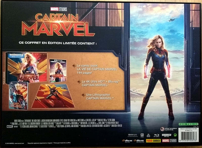 Captain Marvel - Edition spéciale E.Leclerc - vue verso