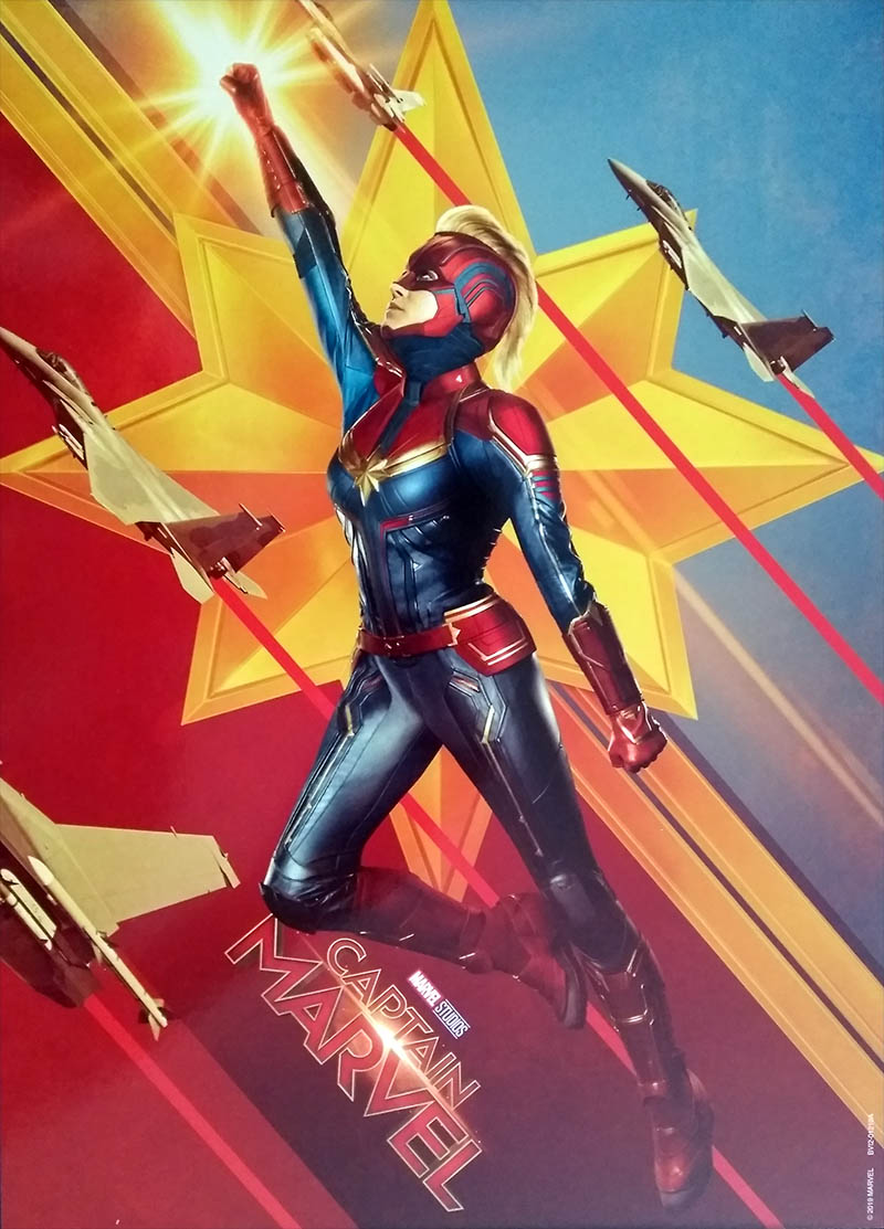 Lithographie Captain Marvel - Edition spéciale E.Leclerc