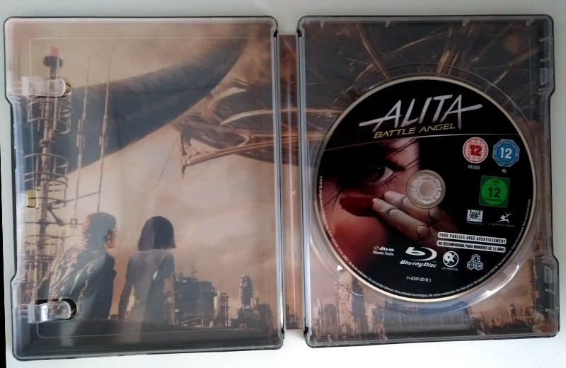 Visuel Alita BattVisuel Alita BattleVisuel Alita Battle Angel steelbook Angel steelbookle Angel steelbook