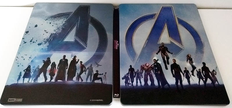 Avengers Endgame - steelbook recto verso