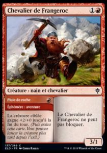 Carte Magic Trône d'Eldraine - Chevalier de Frangeroc