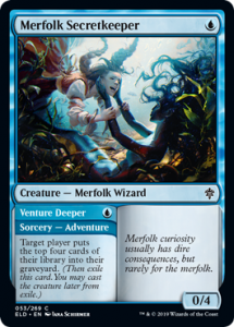 Carte Magic Trône d'Eldraine - Merfolk Secretkeeper