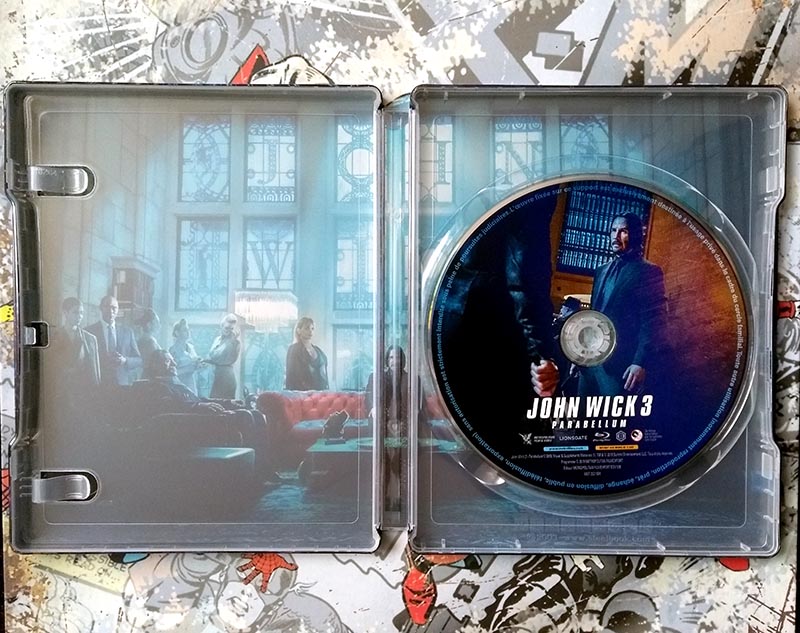 Visuel intérieur steelbook John Wick - Chapitre 3 - Parabellum