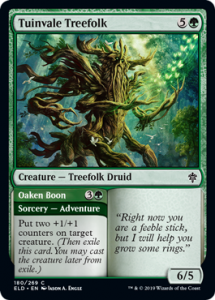 Carte Magic Trône d'Eldraine - Tuinvale Treefolk