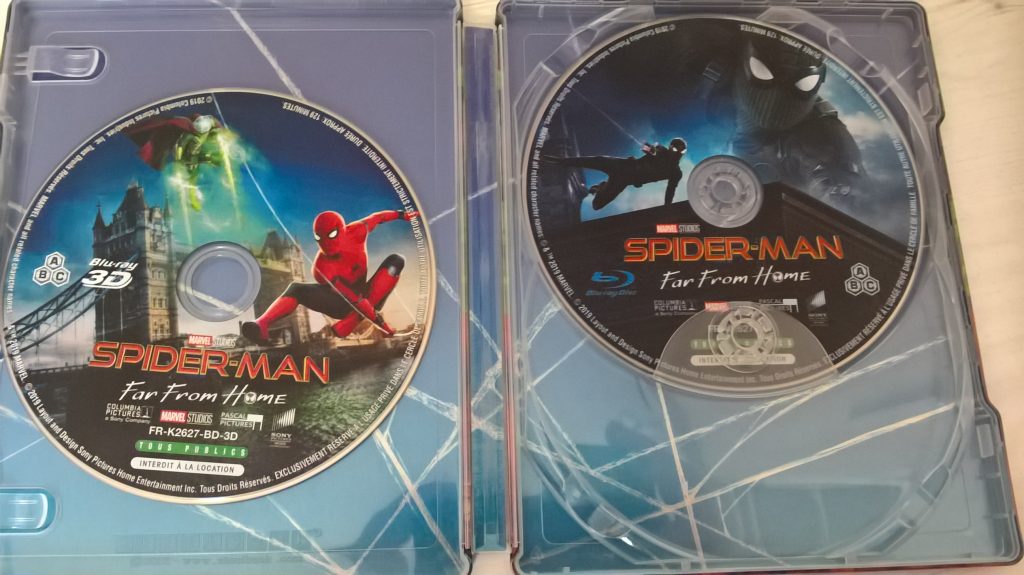 Artwork interne et disques