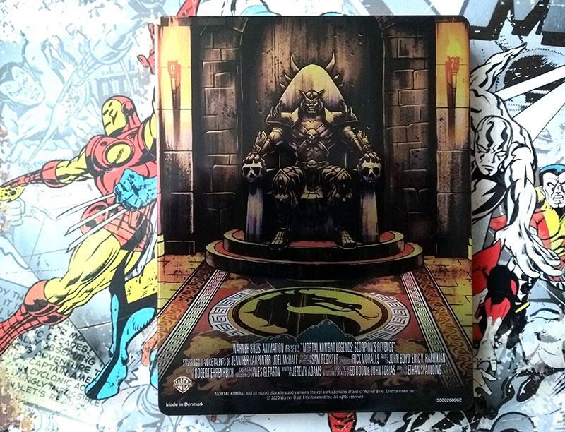 Visuel Steelbook verso - Mortal Kombat - Legends - Scorpion's Revenge