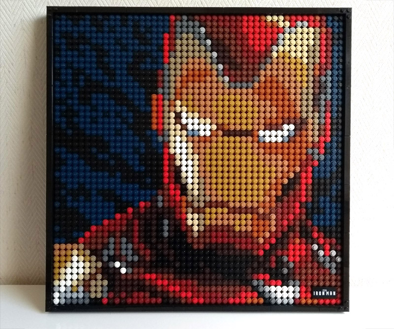 Lego Art Iron Man de Marvel Studios