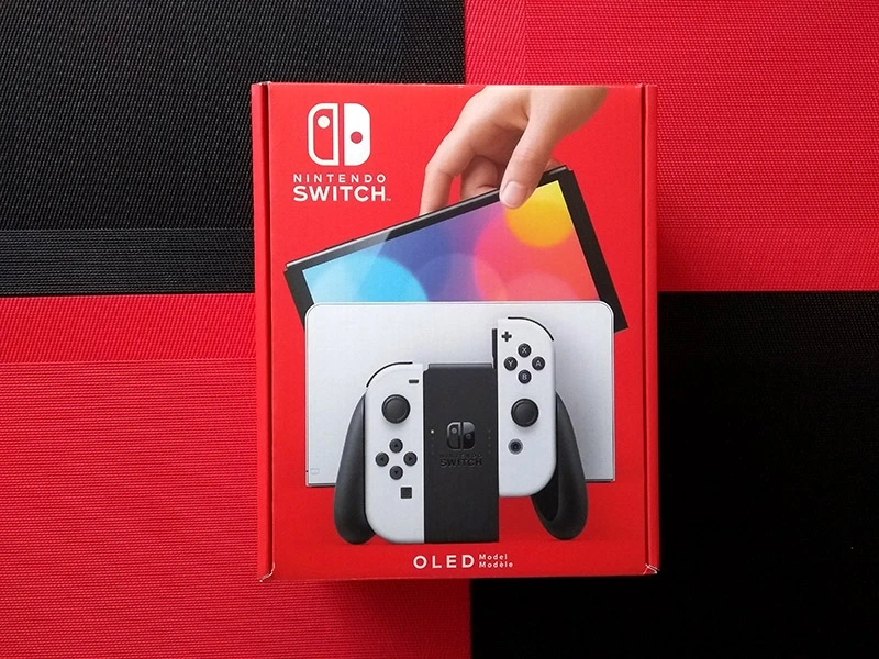 Packaging Nintendo Switch Oled - recto de la boite