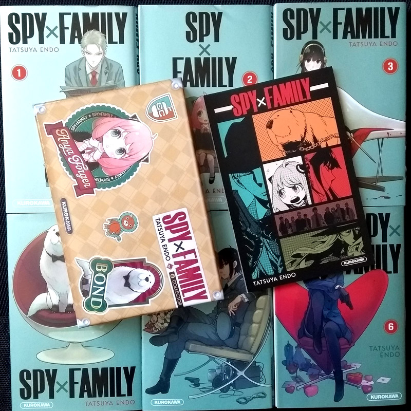 Spy x Family tome 8 collector, contenu de la boite 