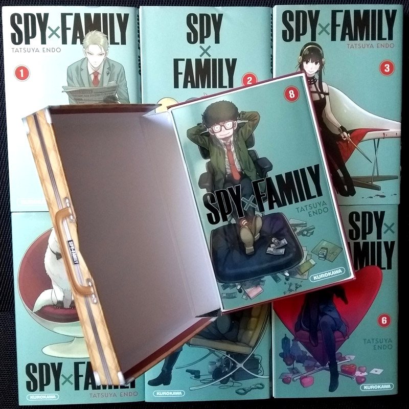 Spy x Family tome 8 collector, contenu de la boite 