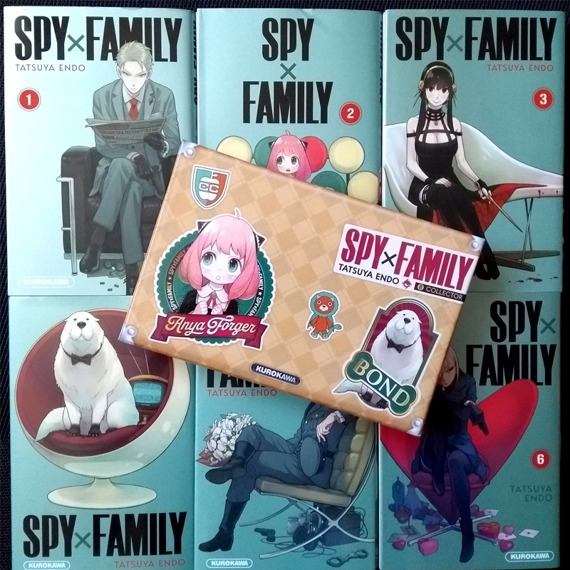 Spy x Family tome 8 collector, la boite 