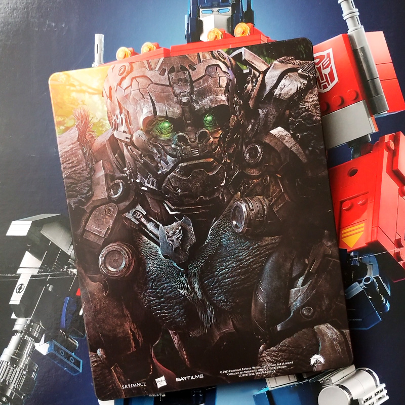 Transformers Rise Of The Beasts, steelbook classique - verso