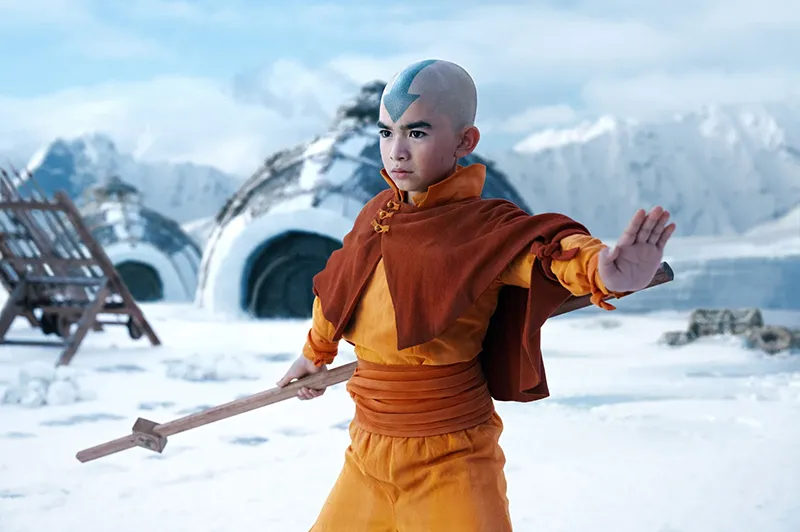 Aang, dans Avatar le dernier maître de l'air