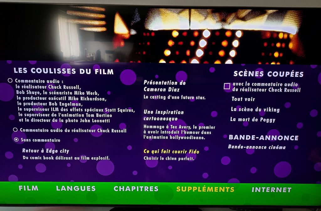 Les bonus de The Mask
