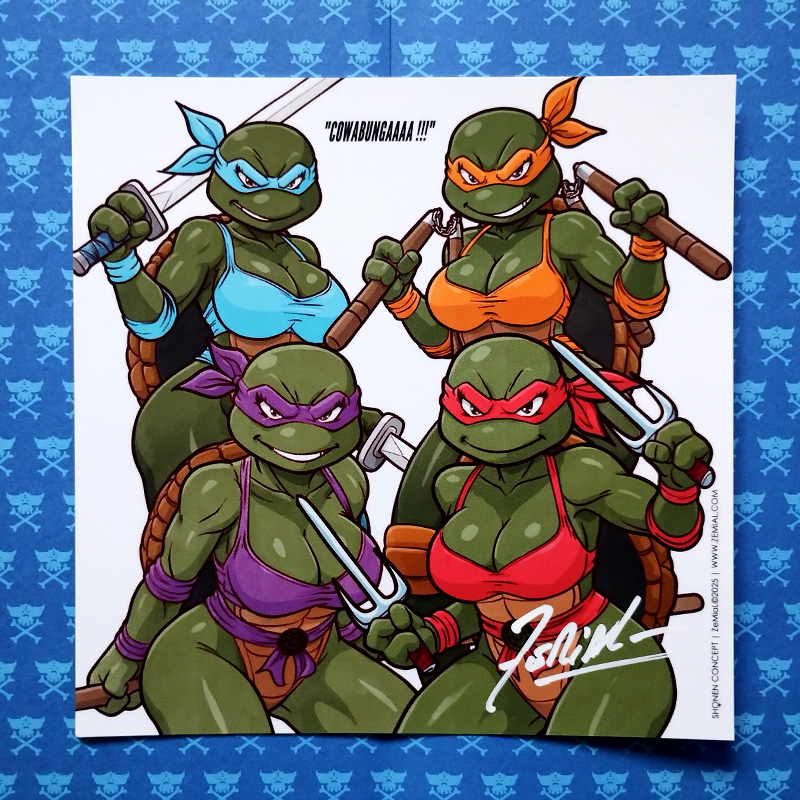 Les Tortues Ninja au féminin