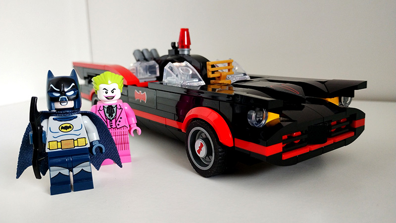 Batmobile 66 avec Batmou et le Joker à moustache
