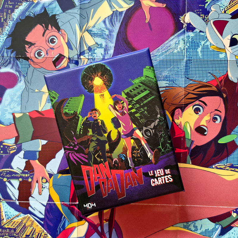 La boite du jeu de carte Dan Da Dan (face)