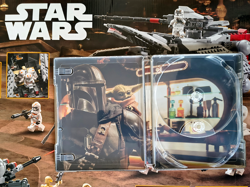 Mandalorian and Grogu - artwork interne du steelbook