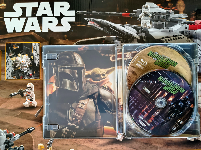 Mandalorian and Grogu - intérieur du steelbook